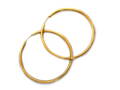 Zlaté náušnice kruhy 22mm